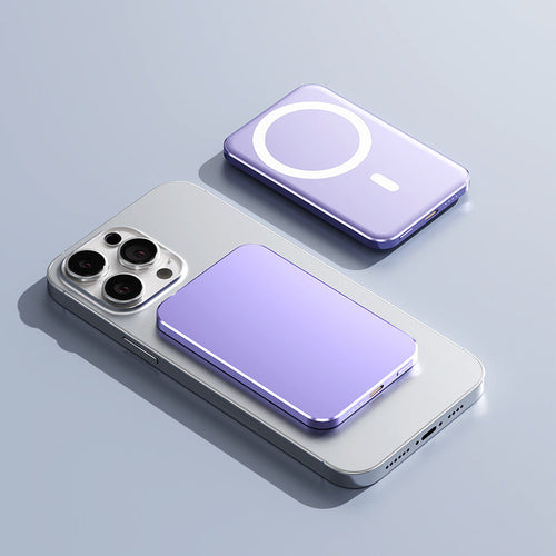C17 Gold Power Bank with Magnetic Wireless Fast Charging and Compact