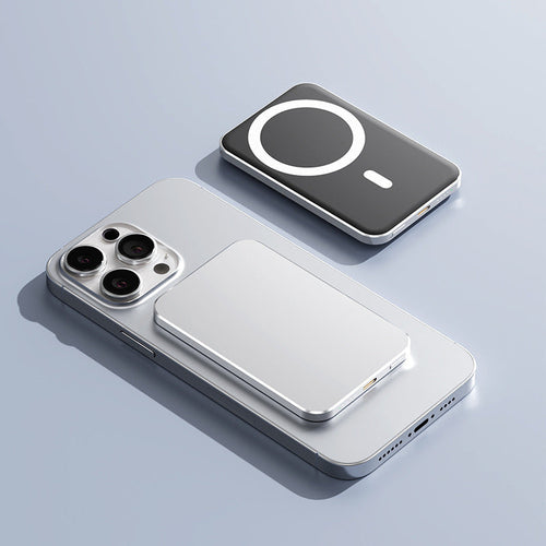 C17 Gold Power Bank with Magnetic Wireless Fast Charging and Compact