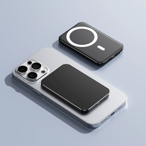 C17 Gold Power Bank with Magnetic Wireless Fast Charging and Compact