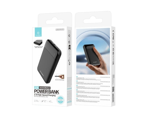 Techancy Mini Power Bank 5000mAh TF2803 10W Carregamento Rapido