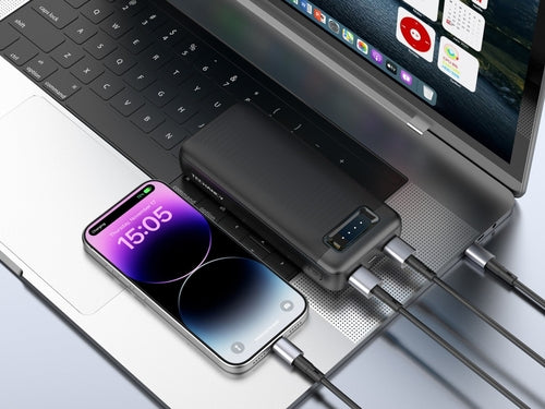 Techancy Power Bank 20000mAh TF2806 PD 22.5W com USB-C e 2 USB,