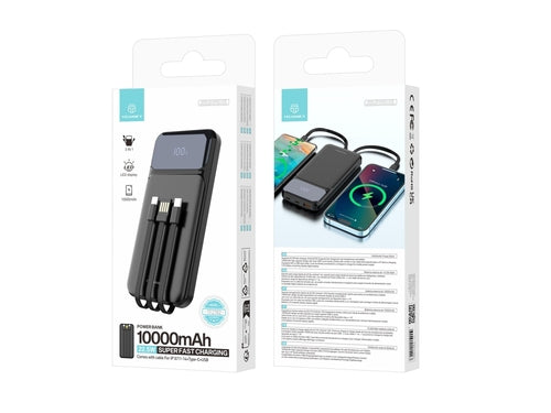Techancy Power Bank 10000 Mah 22.5w  TF2782, Cabo De Carregamento