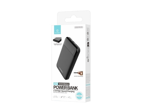 Techancy Mini Power Bank 5000mAh TF2803 10W Carregamento Rapido