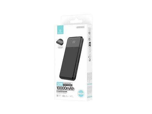 Techancy Power Bank TF2785 10000mAh Carregamento Rápido 12W Saída 2.4A